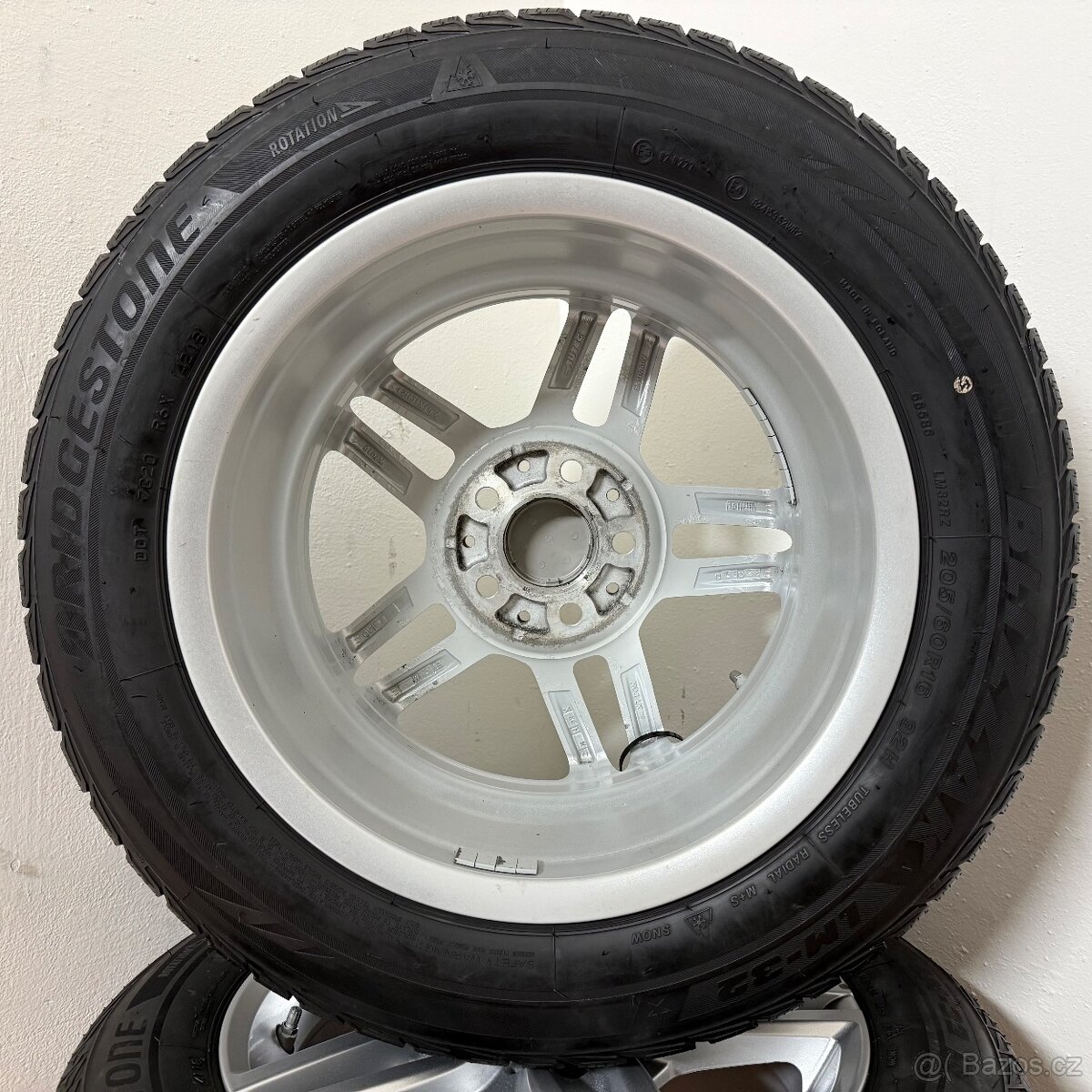 AUDI/VW/ŠKODA 5x112 R16 ET52+ZIMNÍ 205/60R16 7,5mm - 11