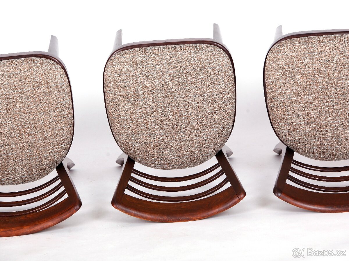 Vyhledávané bukové jídelní židle TON, 4 ks - 11