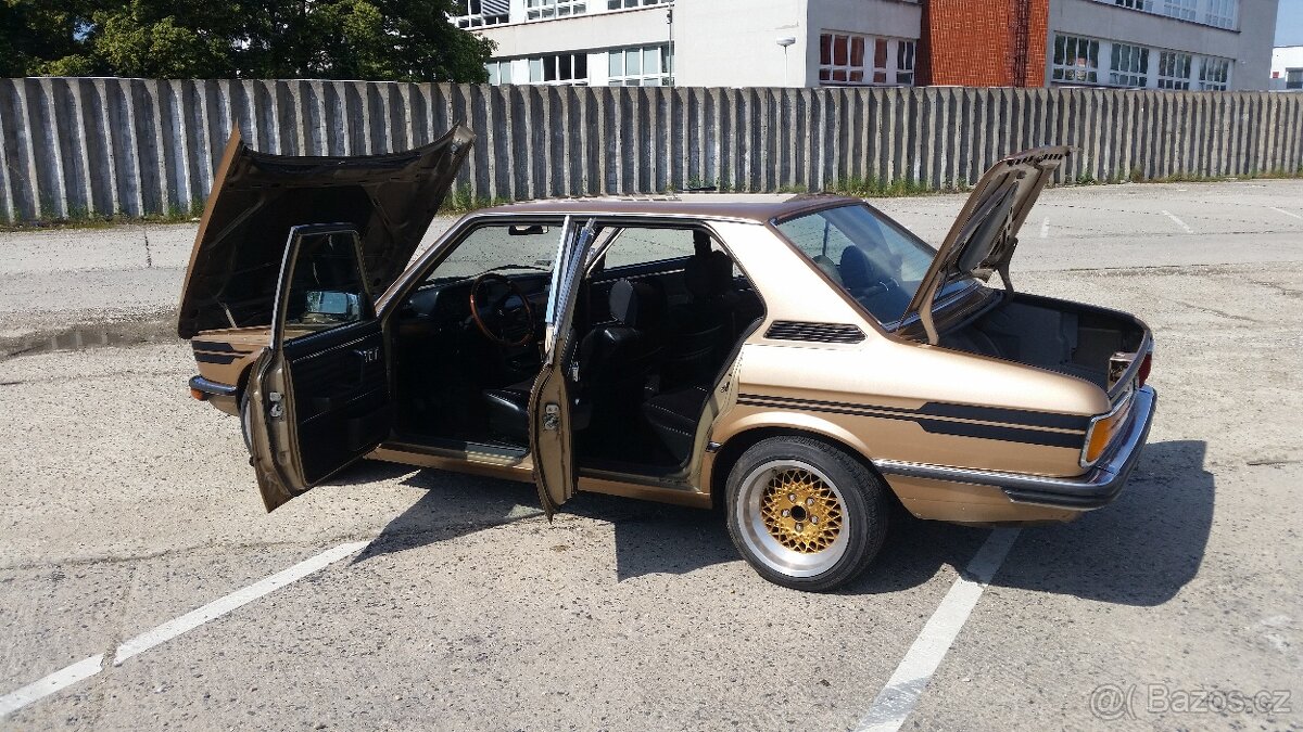 BMW 525, e12, r.v. 10/1980, zlatá, design ALPINA - 11