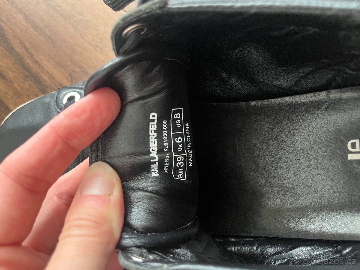 Černé tenisky Karl Lagerfeld, velikost 39 - 11