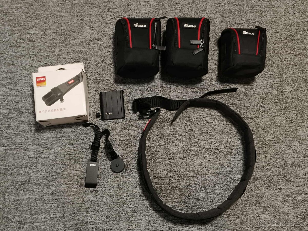 Zhiyun foto video pasek s extra klipem, pro objektivy,3 obal - 11