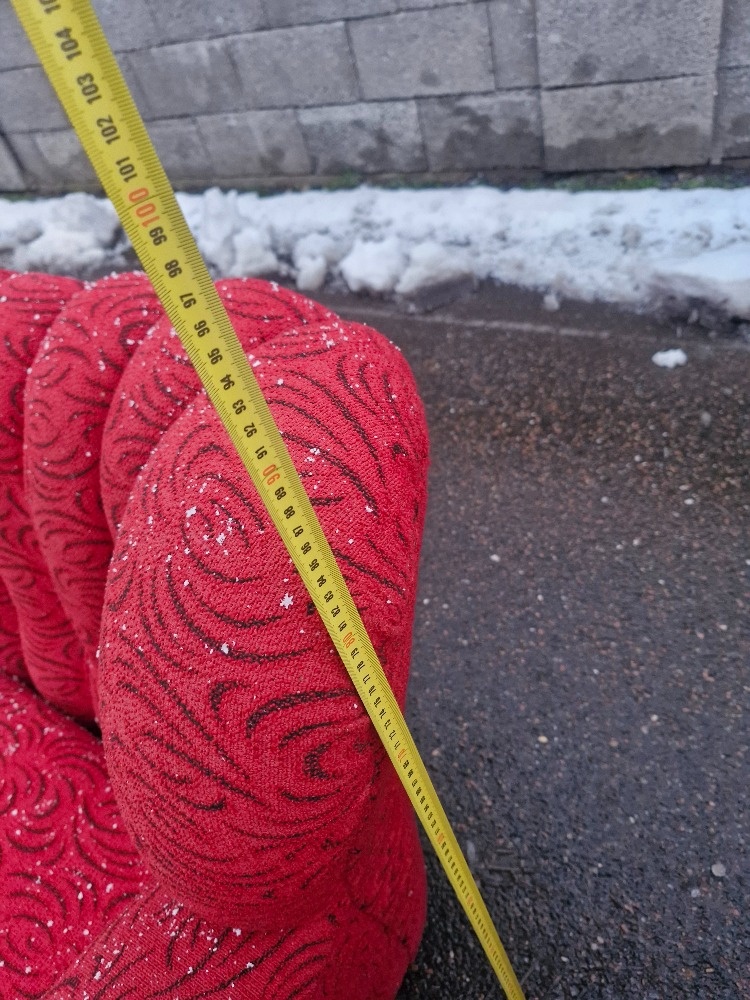 Krasny retro set gauc a kresla - 11