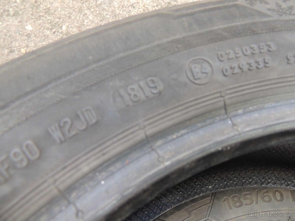 4ks zimních pneu 185/60/15 Barum,Fulda - 11