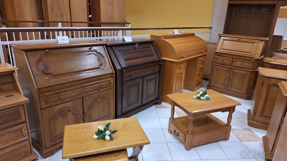 Rustikální psací stůl - 11