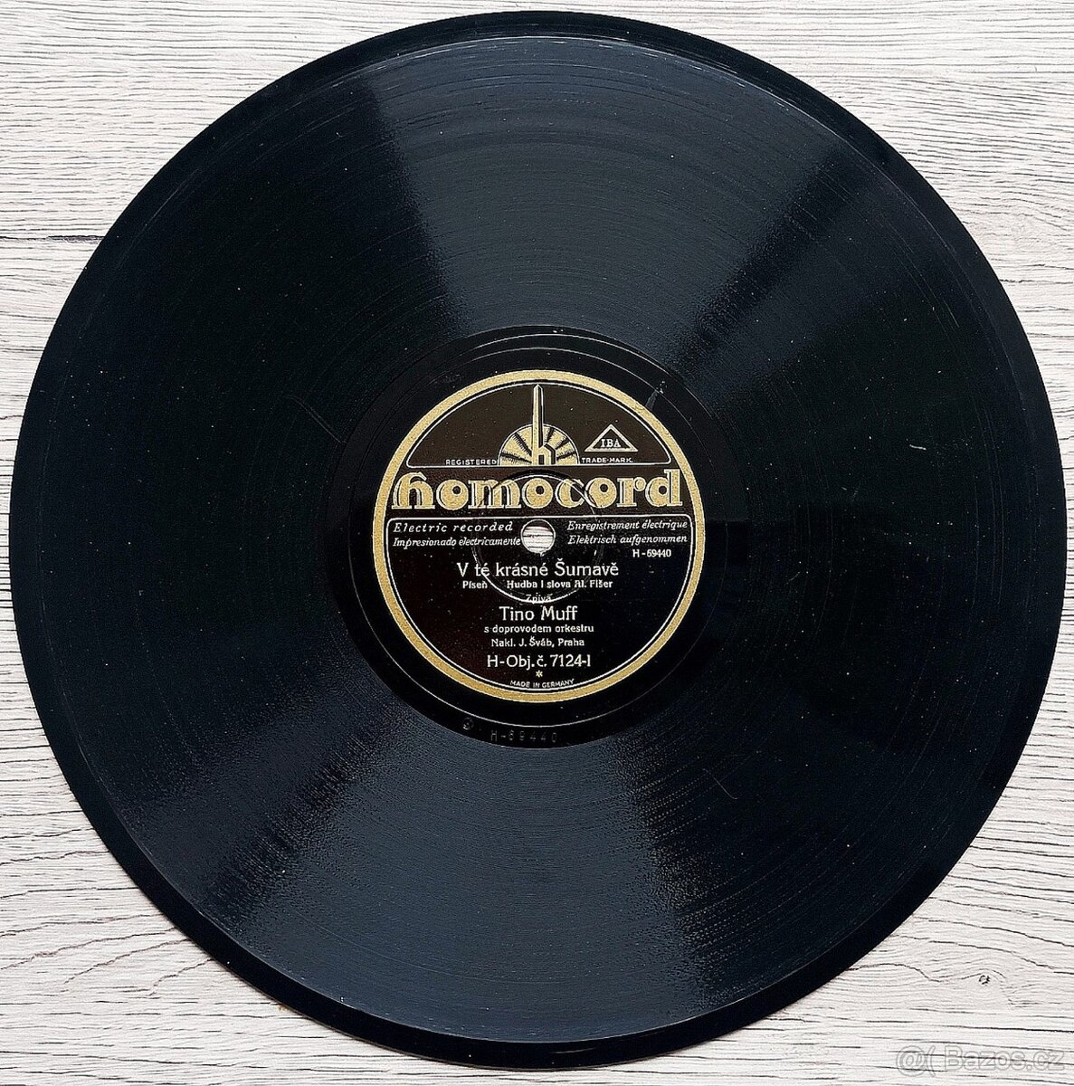 Sada 2 - 5 československých šelakových gramodesek 1930-1932 - 11