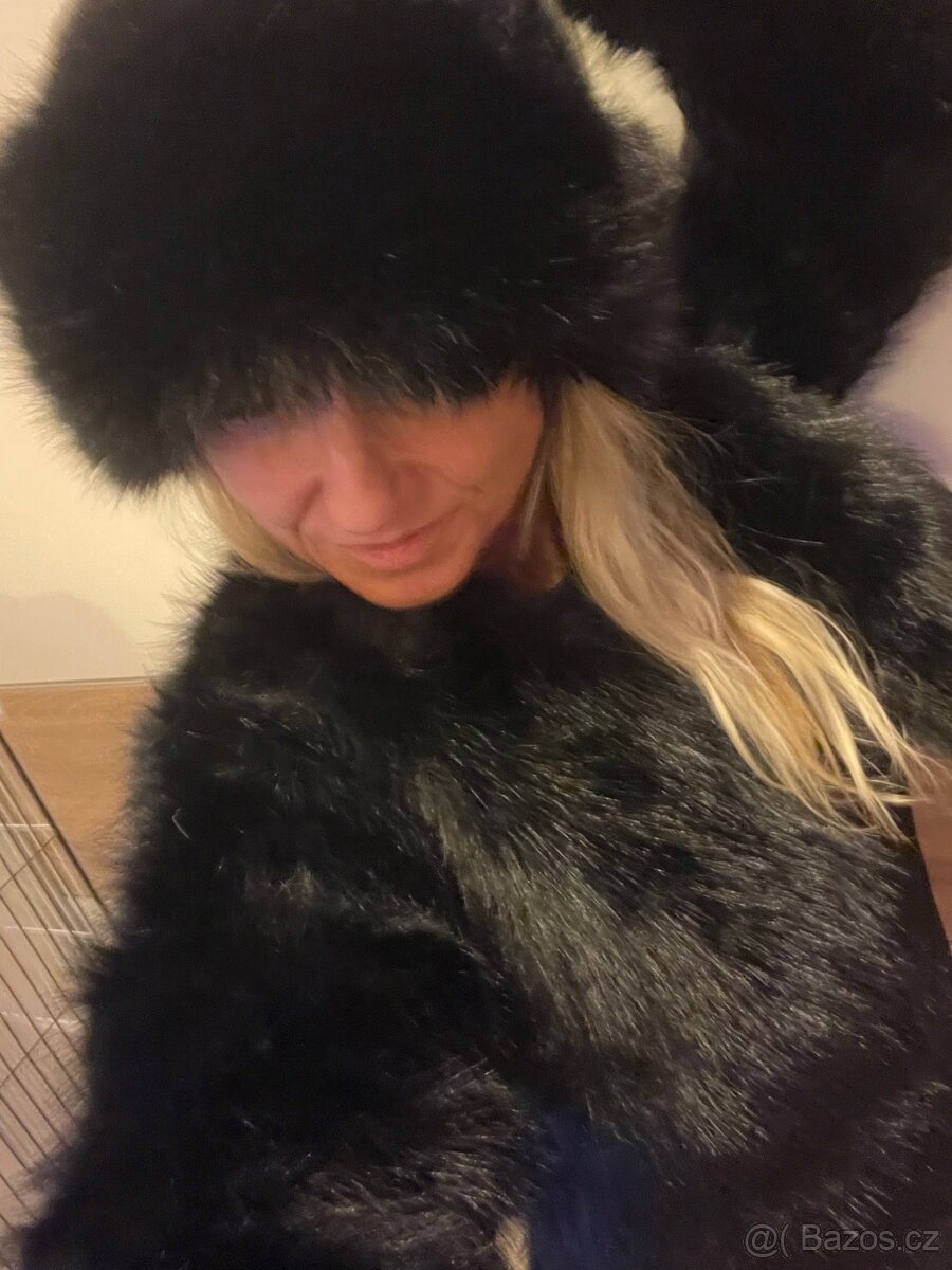 Luxusní krátký kožíšek S/M - 11