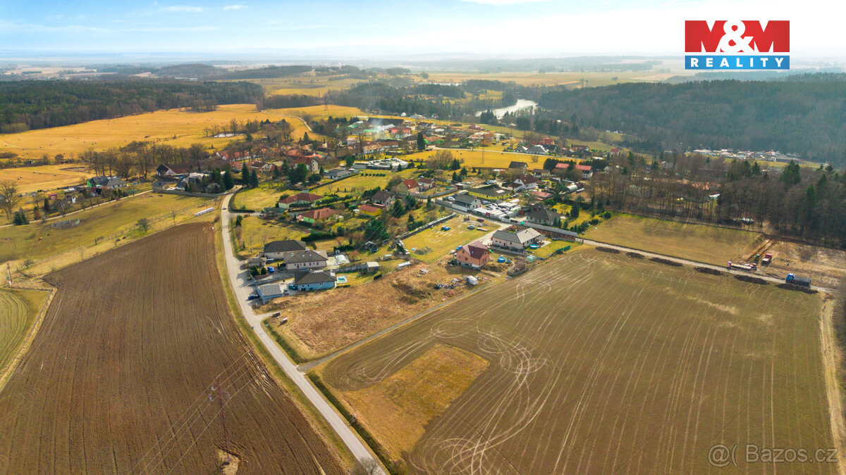 Prodej pozemku k bydlení, 1887 m², Jivno u Českých Budějovic - 11