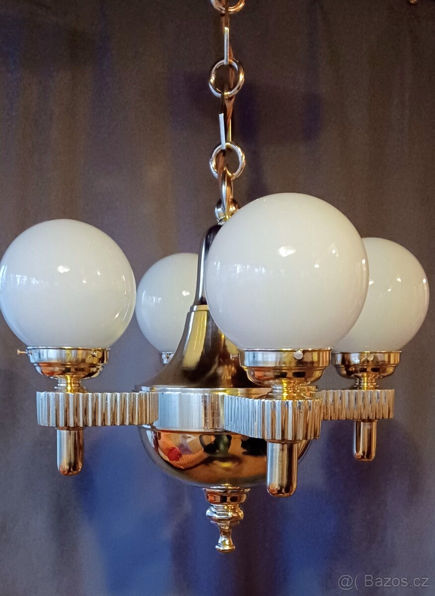 Měšťanský čtyřramenný lustr - 11