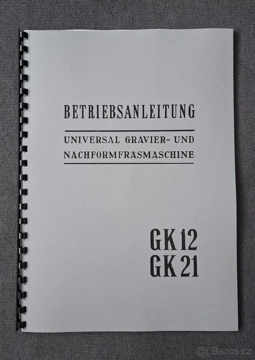 Návody strojů DECKEL - 11