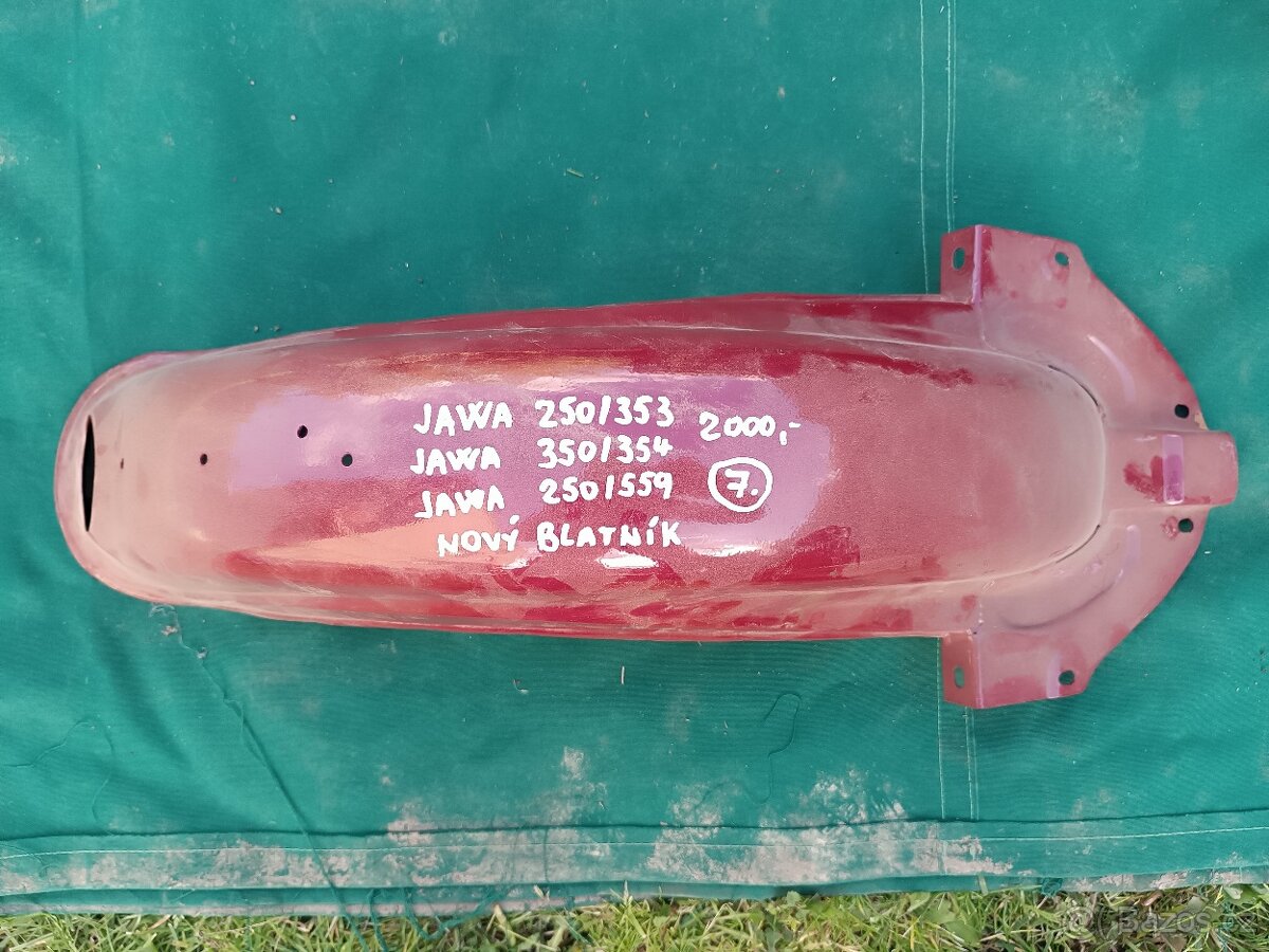 Zadní blatník Jawa kyvacka,panelka,čz,manet, Egypťan,bizon,p - 11