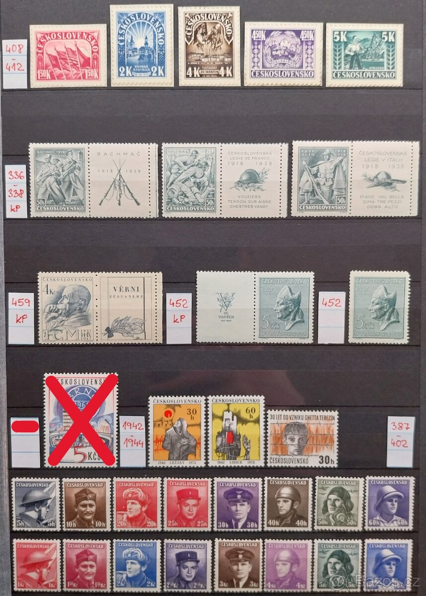 Známky ČESKOSLOVENSKO – 2 - 11