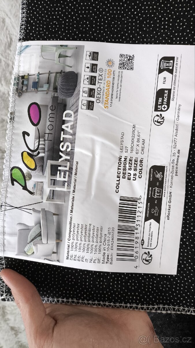 Koberec Lelystad 220x160cm nový - 11