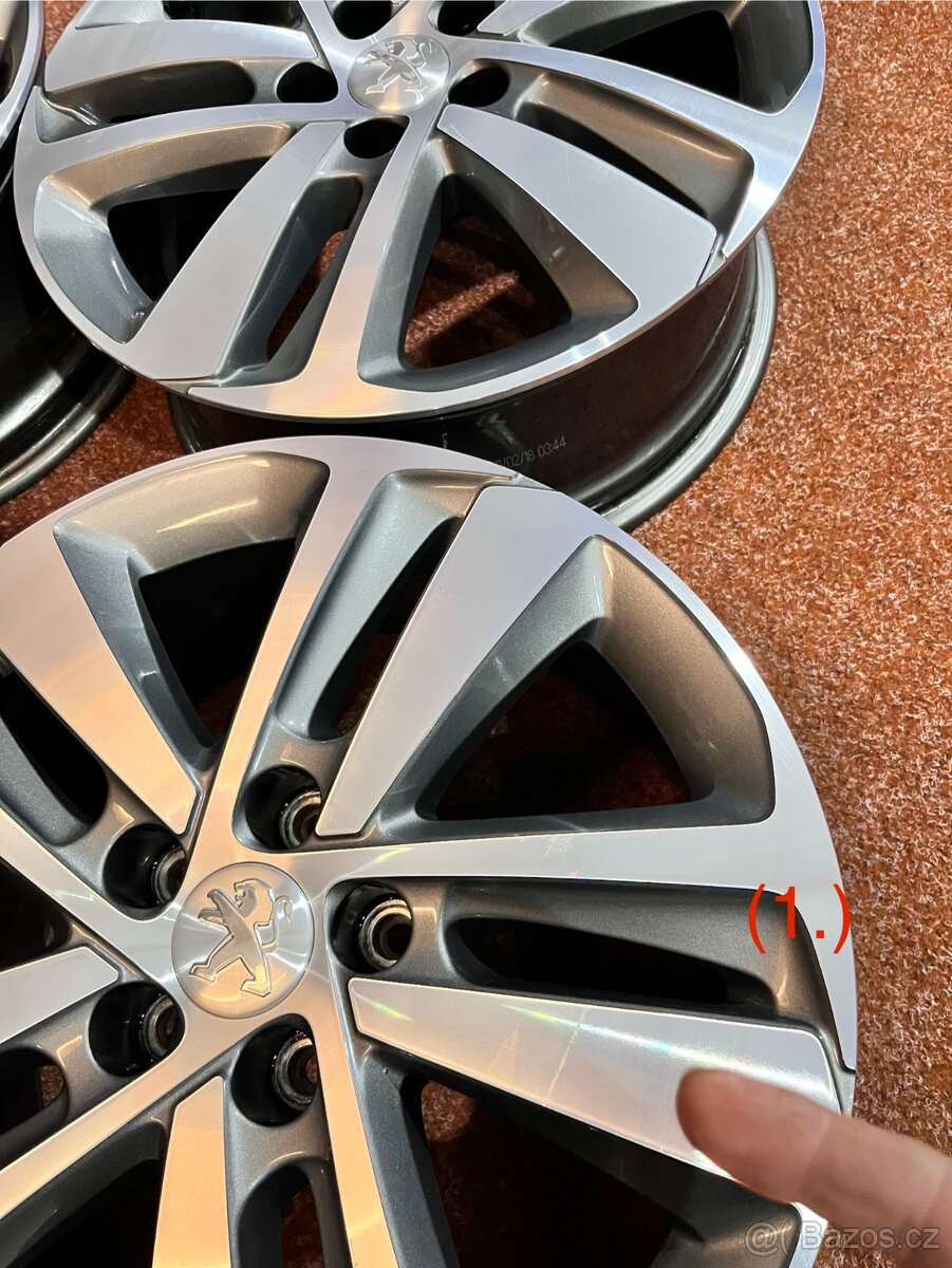 5x108 R17 Peugeot Traveller originál alu disky - 11