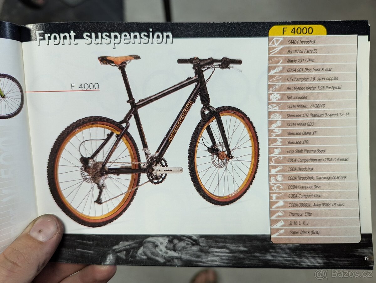 1999 Cannondale F4000, M, CODA, XTR, Fatty - 11