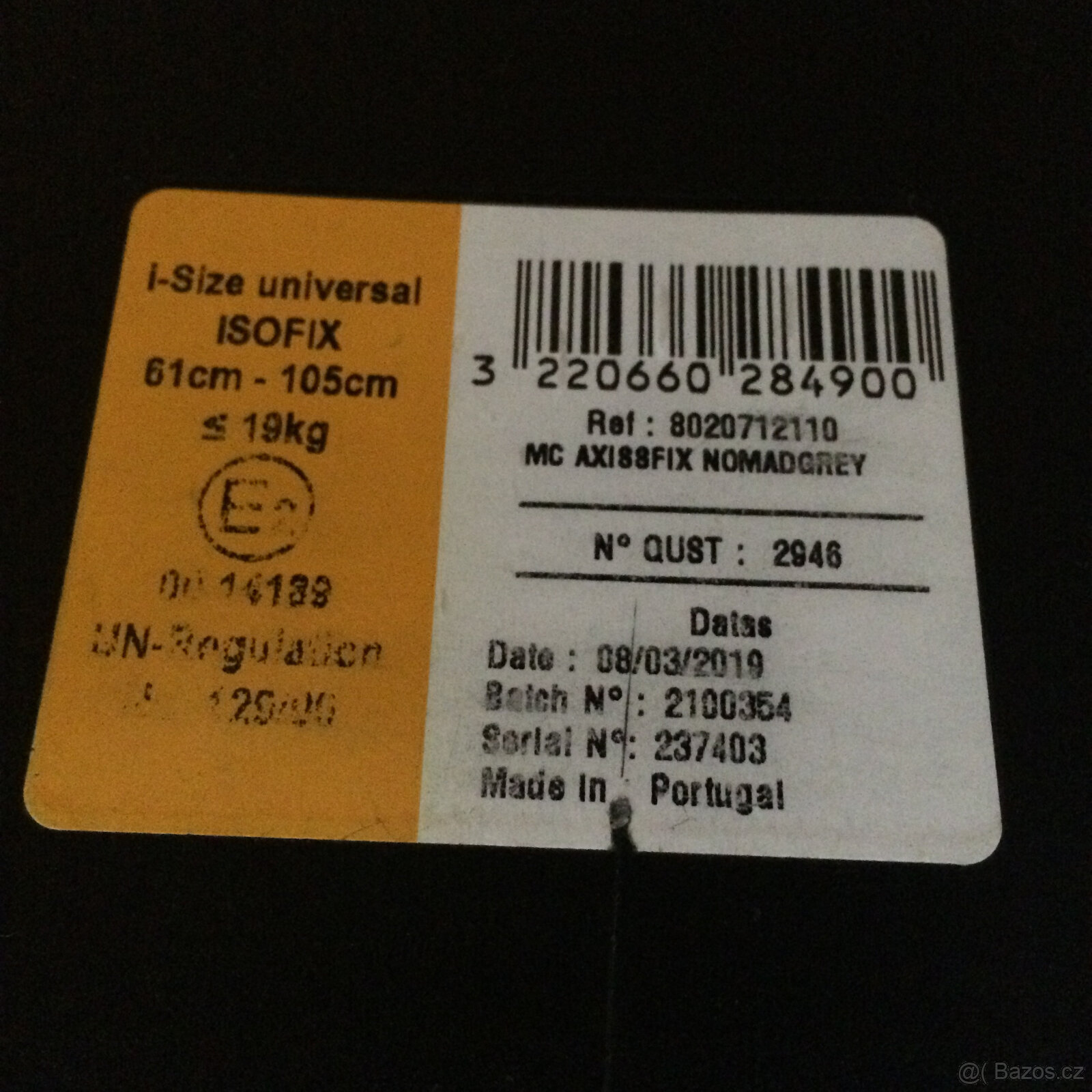 Otočná autosedačka Maxi-cosi Axissfix - 11