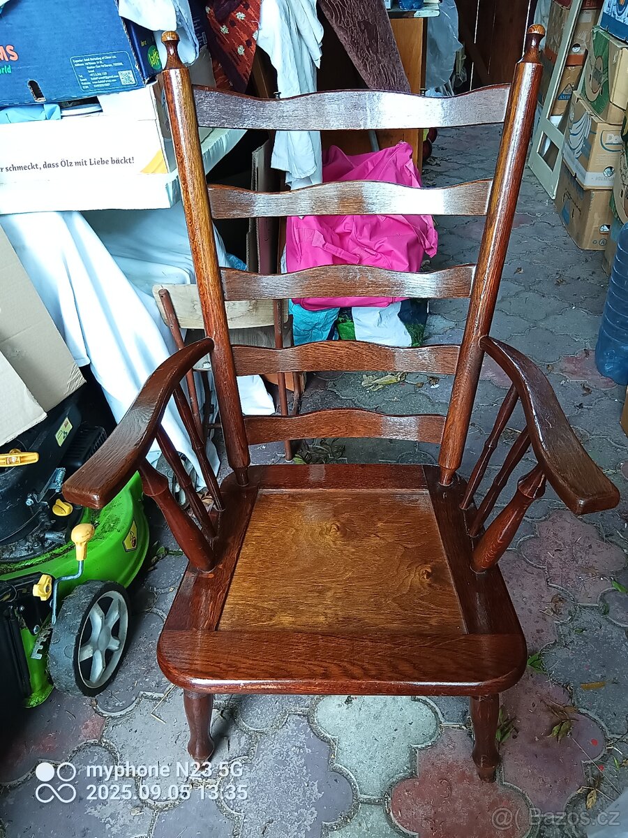 Starožitny nábytek stoly, sofa sedačka+kreslo - 11