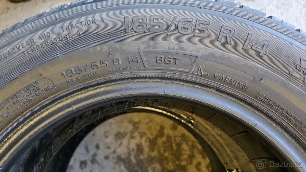 185/65/14 4x letní pneu Michelin - 11