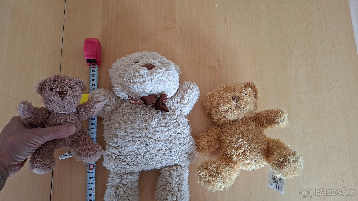 Set medvídek 3x, největší 30 cm - 11