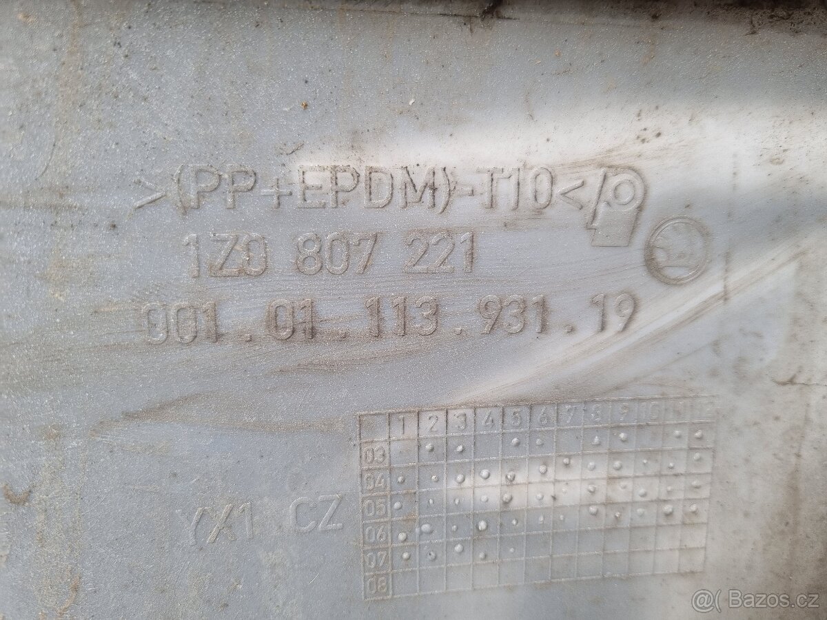 Přední nárazník Škoda Octavia 2 - 1Z0807221 - 11