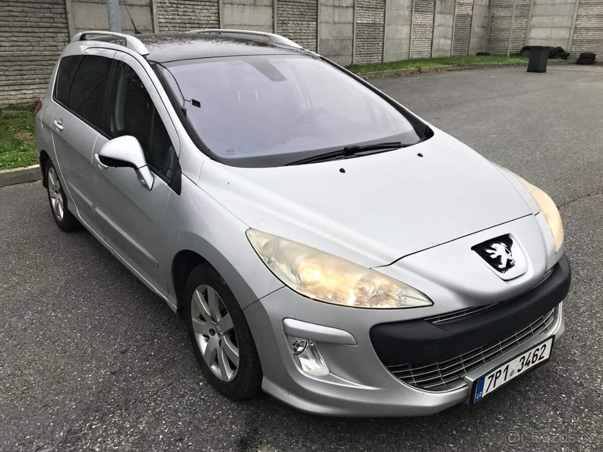 PEUGEOT 308SW 1.6i 2009 ALU, KLIMA, 153TKM, 7.MÍST, L/Z KOLA - 11
