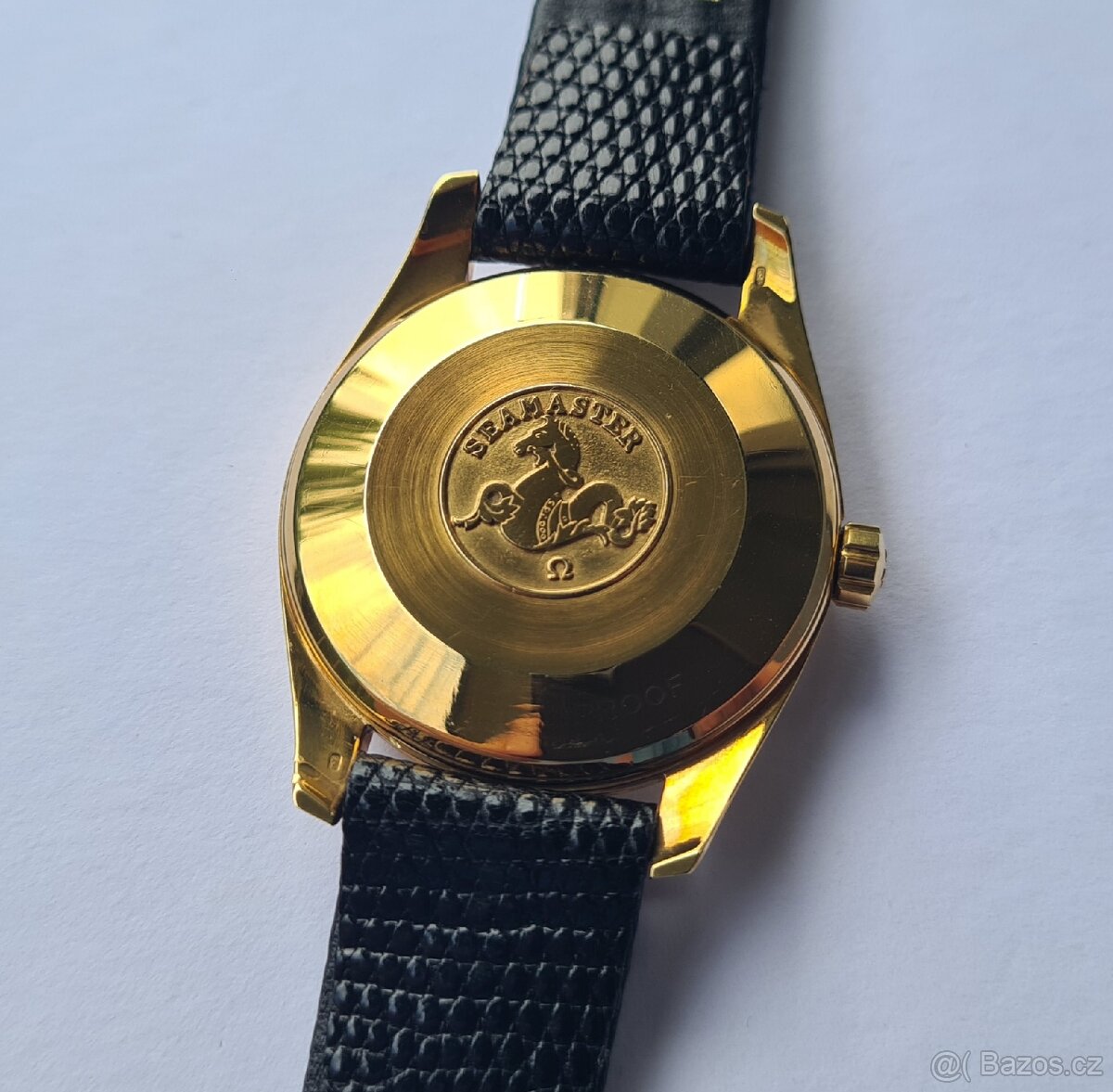 Zlaté náramkové hodinky Omega Seamaster Automatic 18K - 11