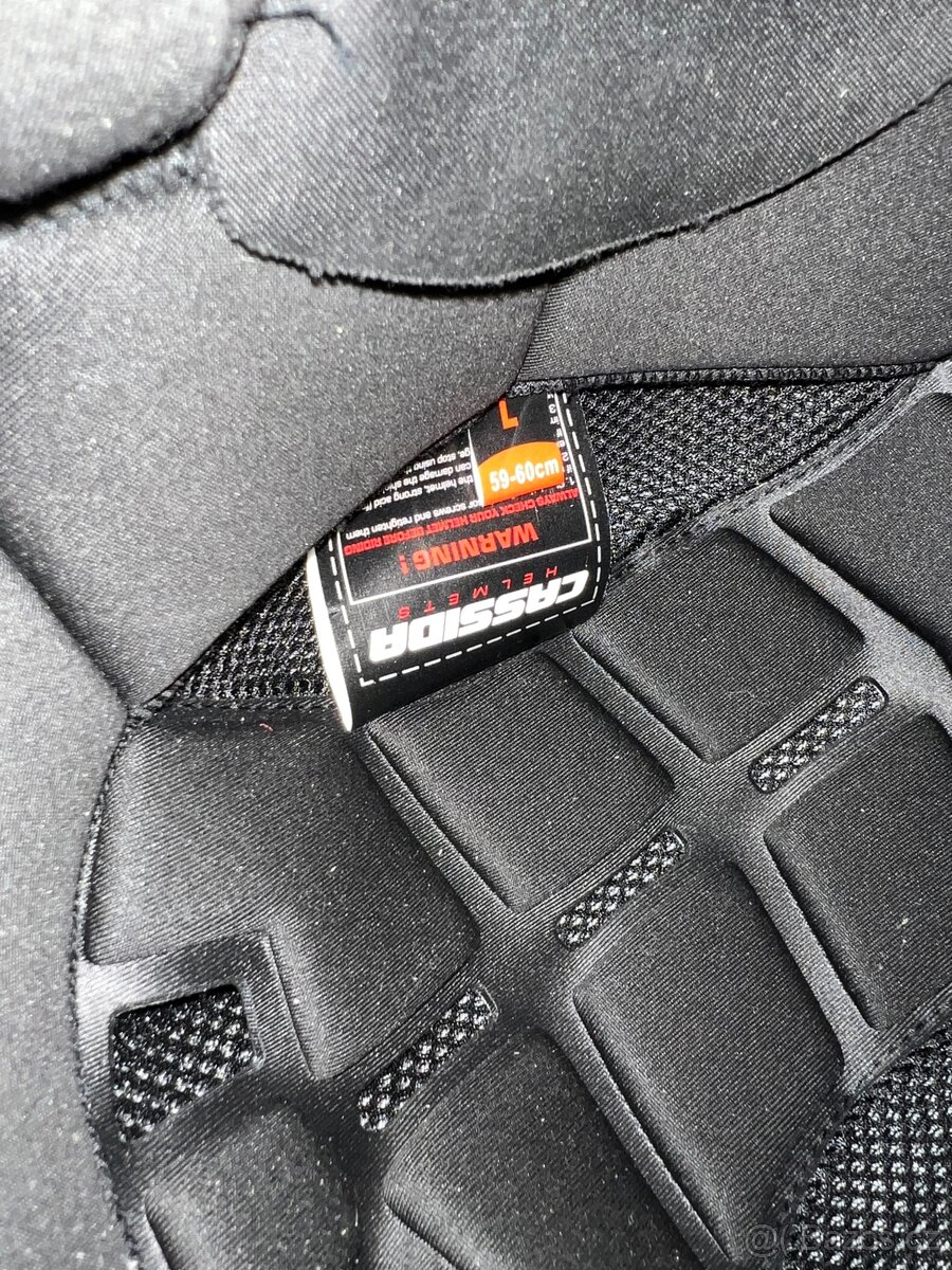 Motocyklová Moto Helma výklopná Cassida velikost 59-60 cm L - 11