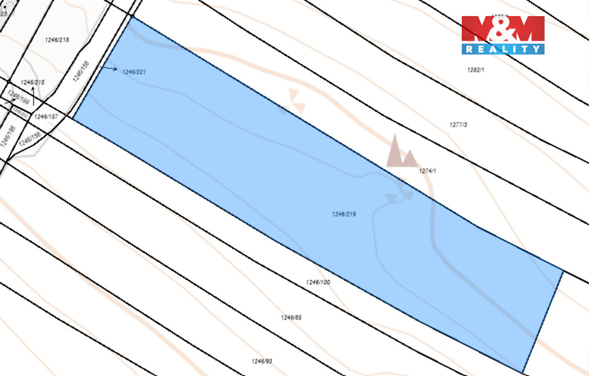 Prodej komerčního pozemku v Kožichovicích, ul. Žďárského - 11