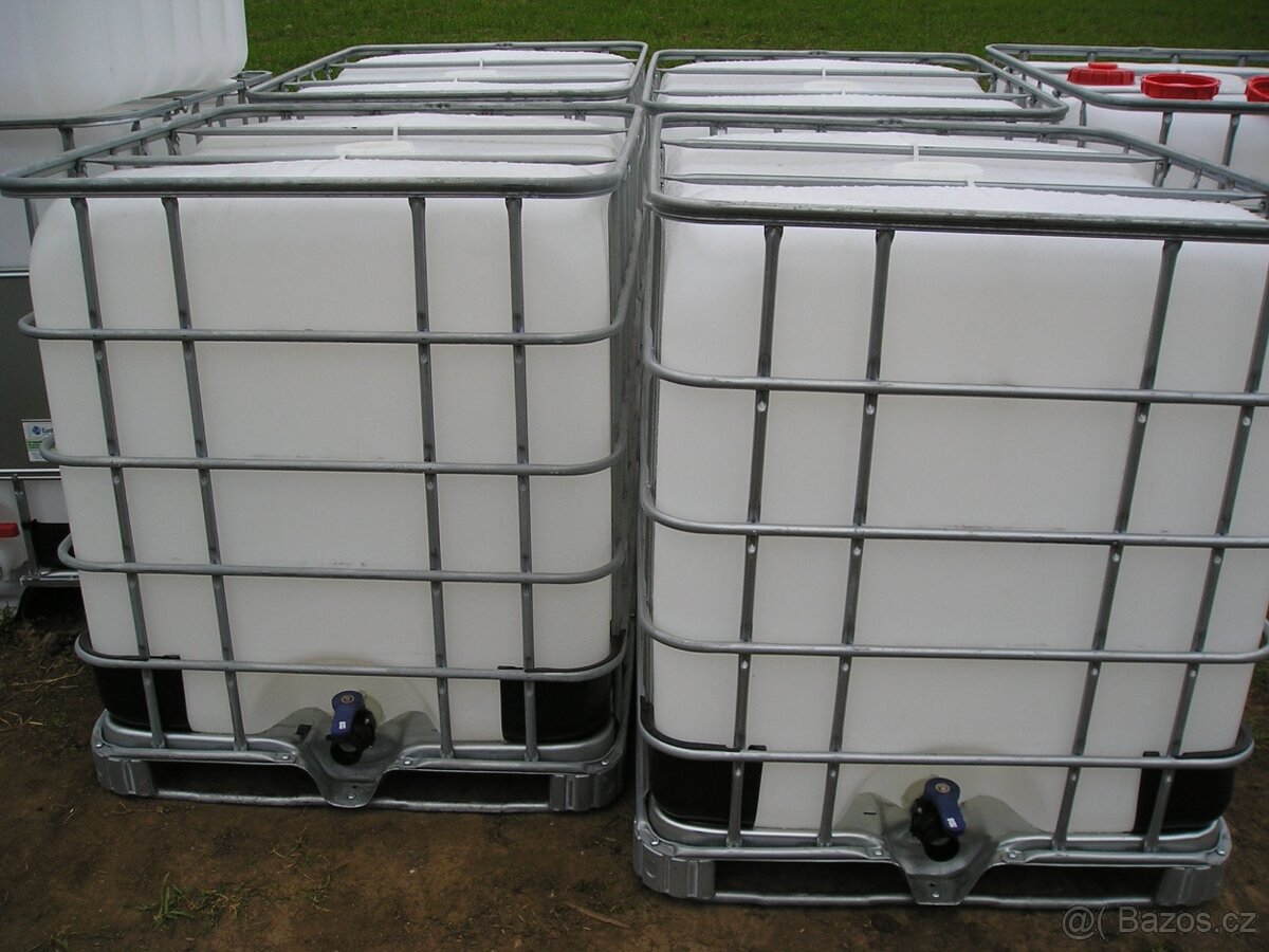 Nádrž na 1000 litrů, NEPOUŽITÉ, i na pitnou vodu - 11