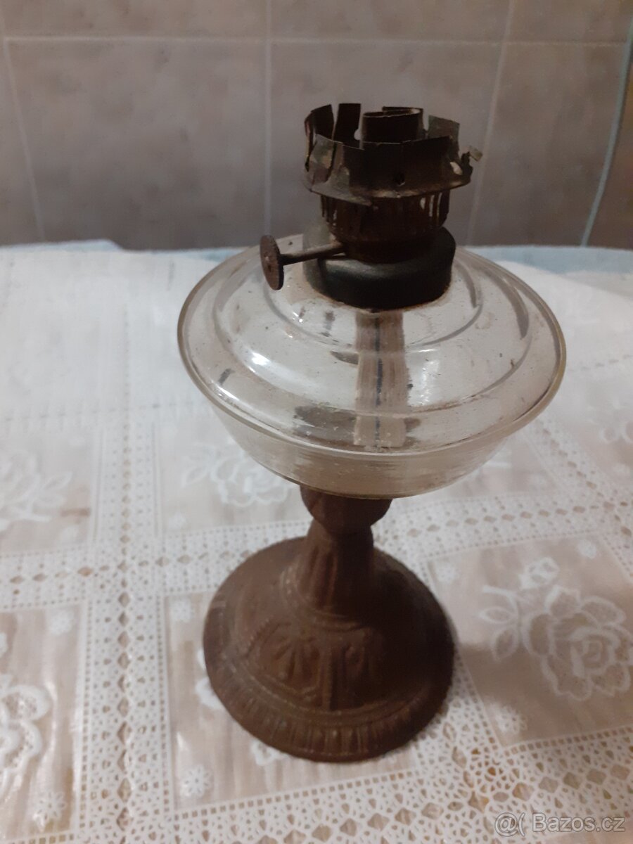 Starodávné lampy ke kočárum, petrolejove lampy - 11