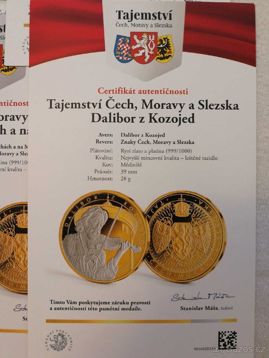 Tajemství Čech, Moravy a Slezska - pamětní medaile - 11