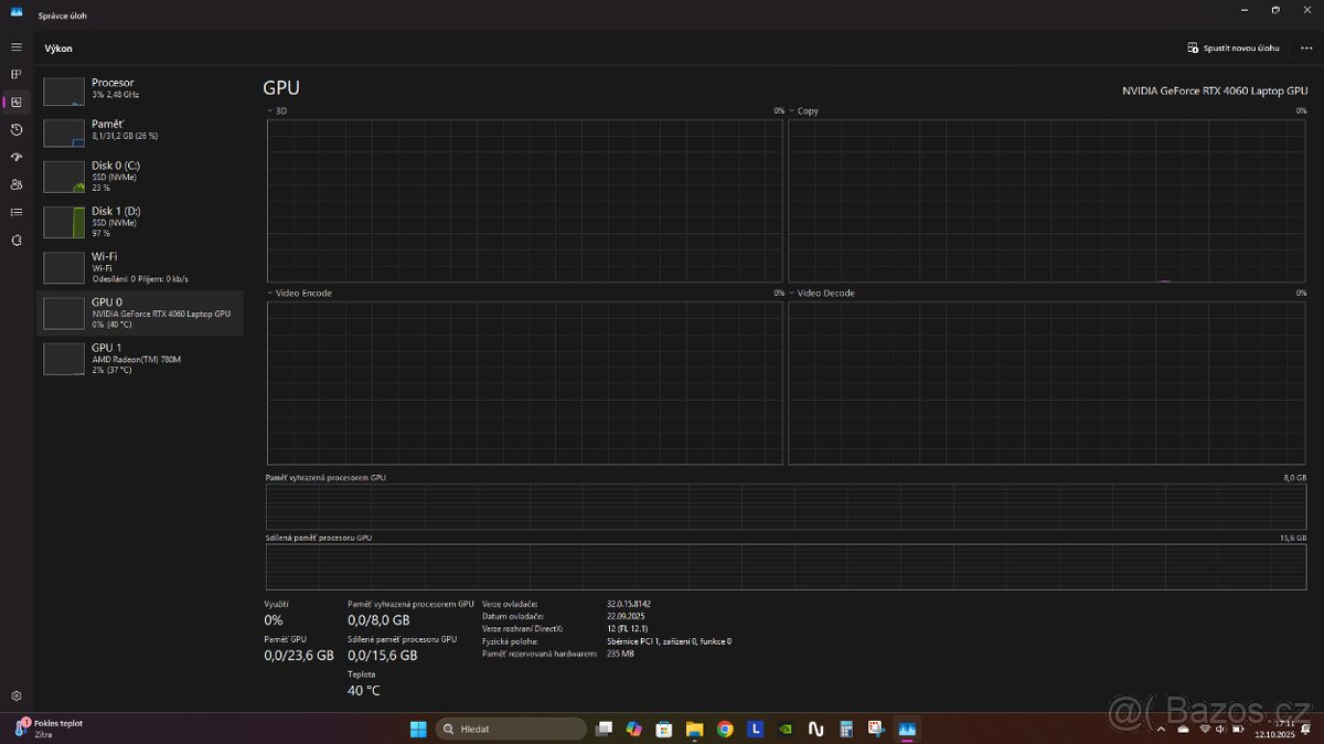 Lenovo LOQ (32GB-ram | Ryzen 7 | RTX 4060 8GB) + Záruka - 11