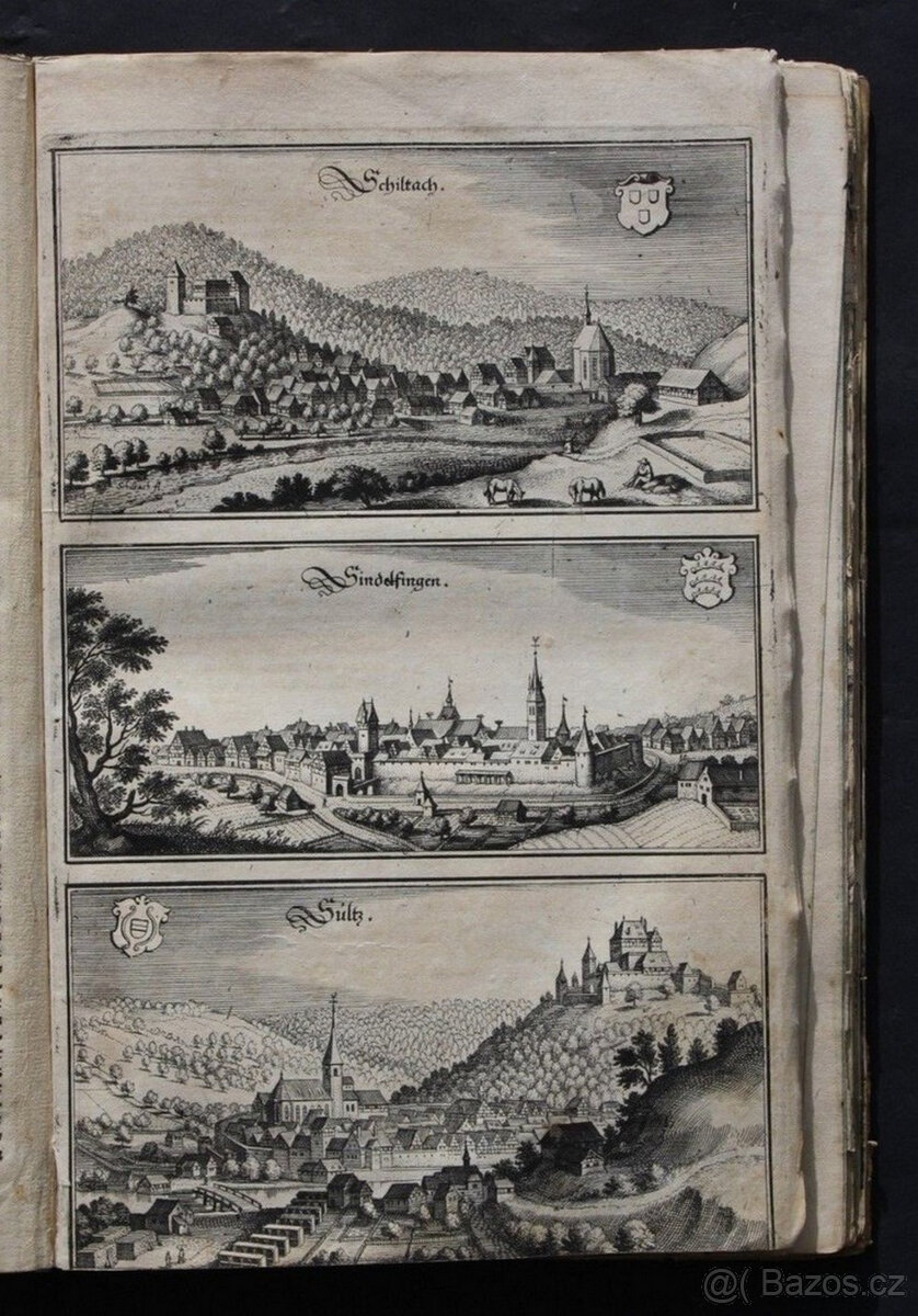 MERIAN, TOPOGRAPHIA Sueviae, SCHWABEN BADEN WÜRTTEMBERG, KUP - 11