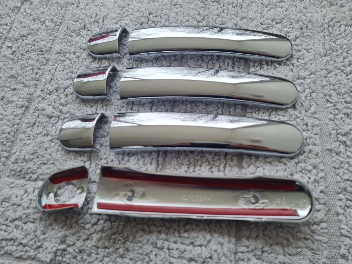 Chromové krytky klučiek ŠKODA VW SEAT - 11