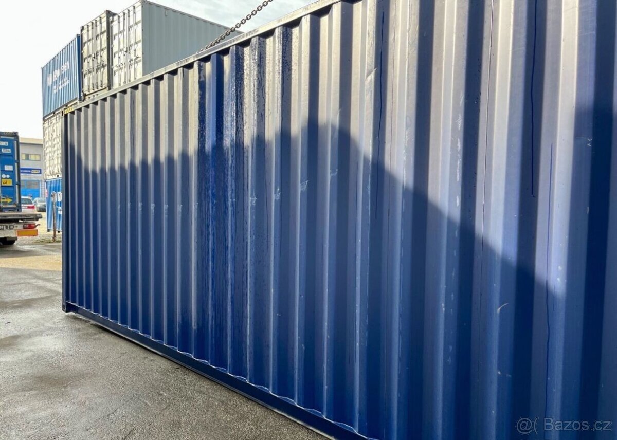 Lodní kontejner modrý 40HC DODÁNÍ ZDARMA - 11