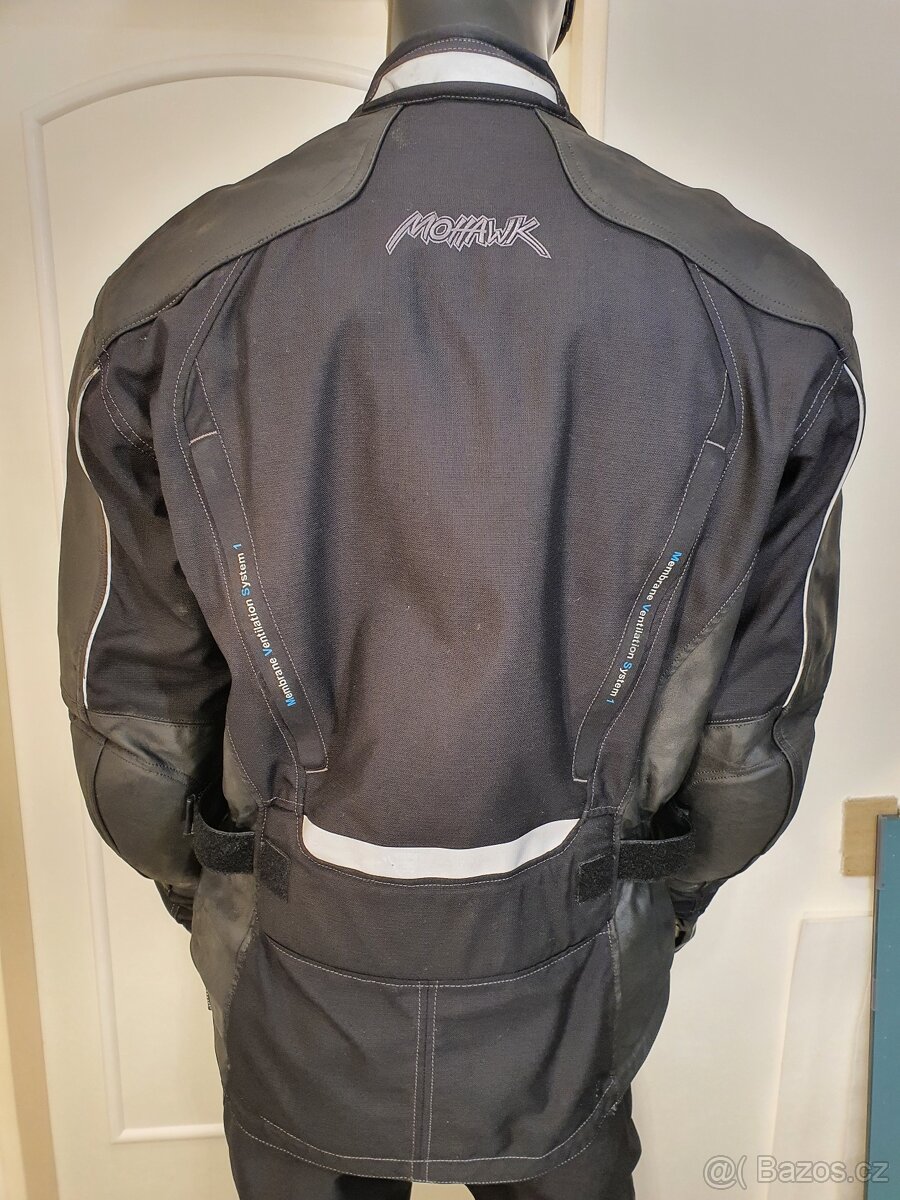 Mohawk MVS-1 Kůže / Textil bunda na moto BMW XL - 11