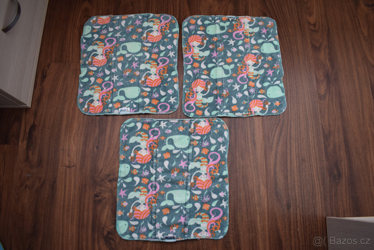 Set 3 kalhotkové a 3 vícevrstvé pleny Katyv baby - 11