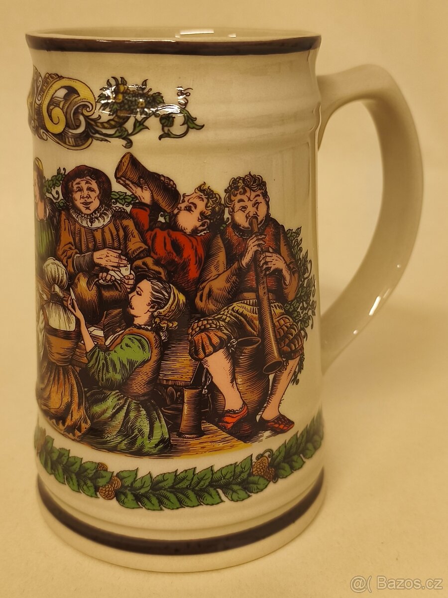 Korbel , půllitr - keramika - 11