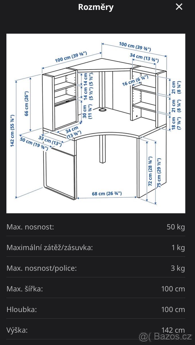Nábytek do dětského pokoje bílý - 11
