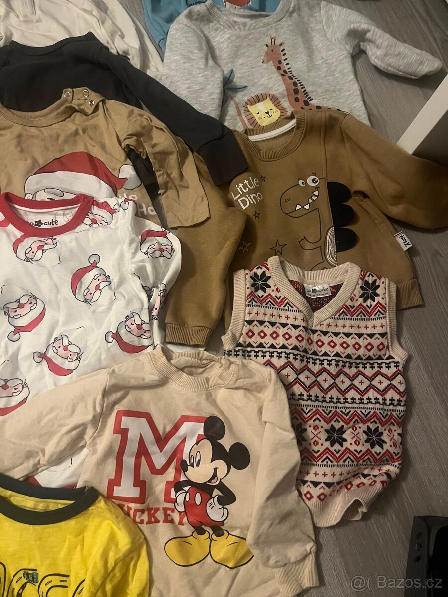 Velke mnozstvi detskeho obleceni 68-80 vel. - 11