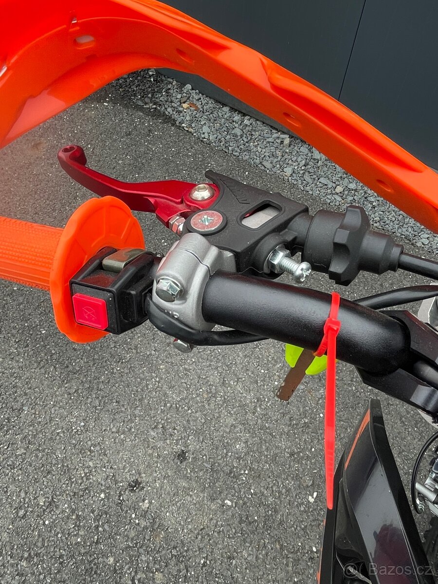 Pitbike Zuumav K3 140cc 17/14 - oranžová - 11