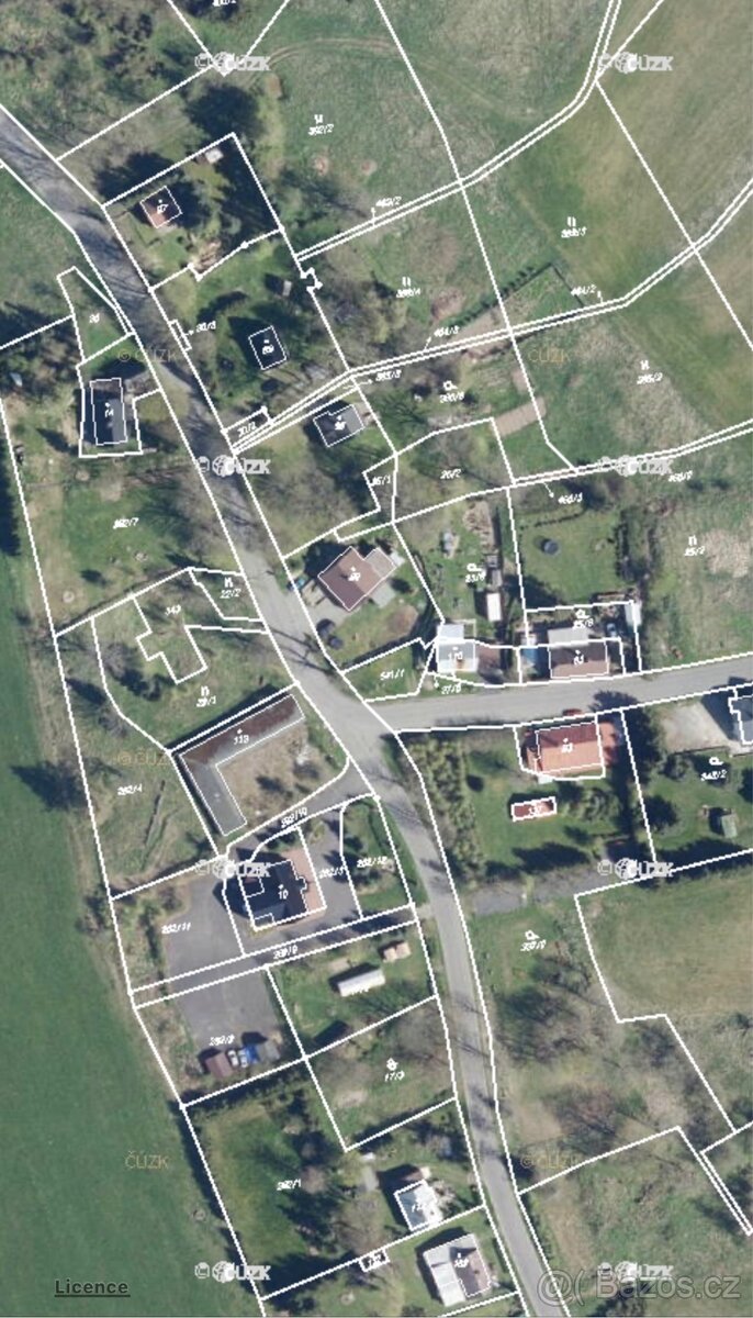 Pozemek s základem na barák a projektem - 11