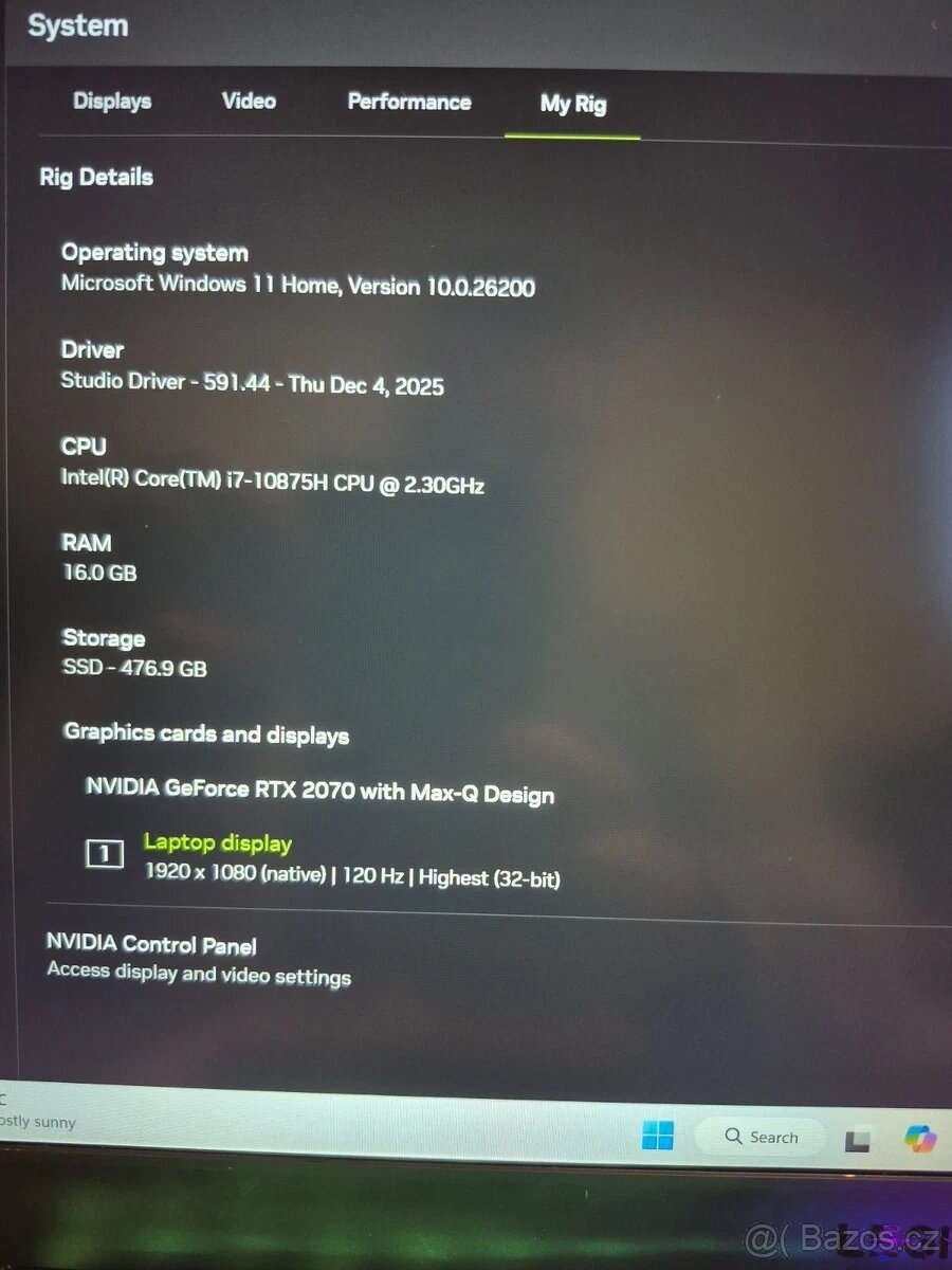 Prodám Lenovo Legion 7 - 11