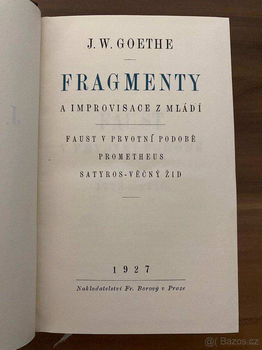 J. W. Goetha (Fr. Borový, Praha 1927–1938) - 11