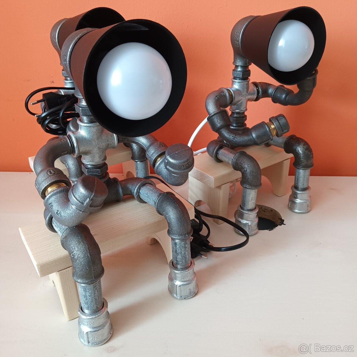 Dekorace robot lampy - 11