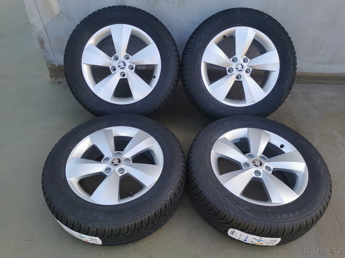 215/65/17 alu kola 6,5x17 5x112 ET38 zimní KODIAQ - 11