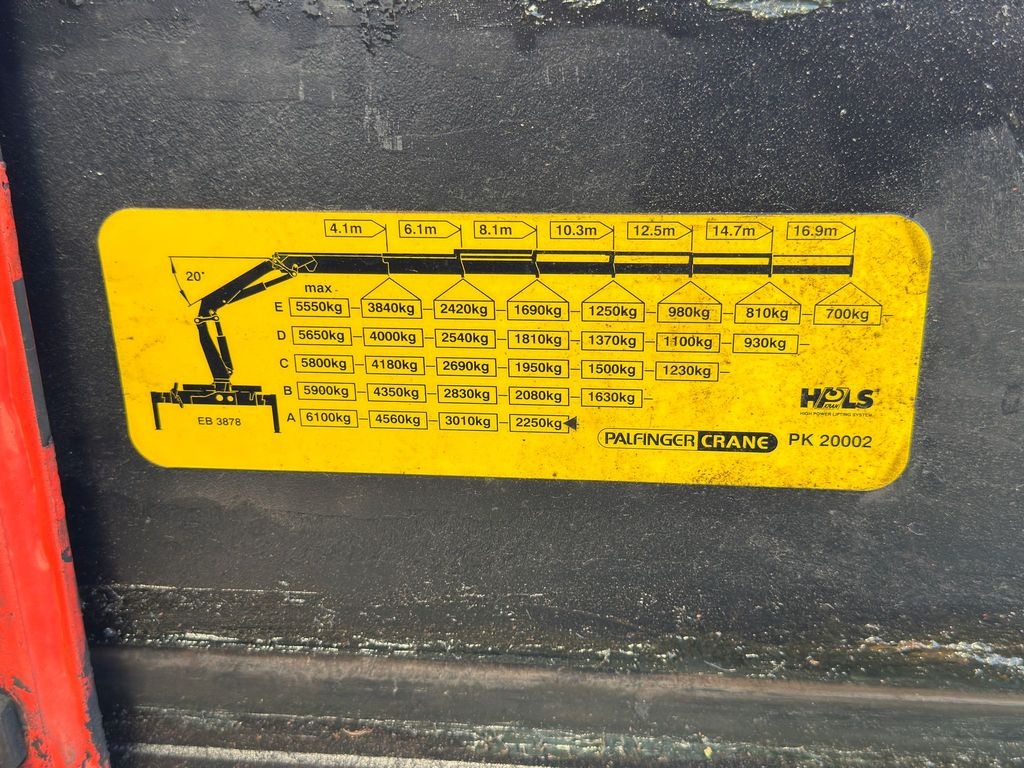 DAF XF 105.460 SC Palfinger PK 20002 + SVAN CHTP 18 - 11