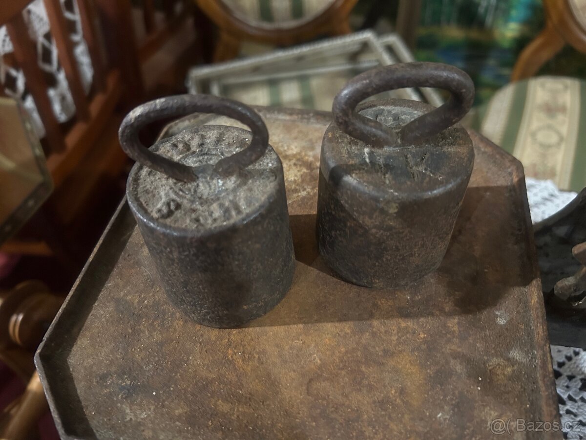 Staré litinové váhy RHEWA kouzlo dávných časů - 11