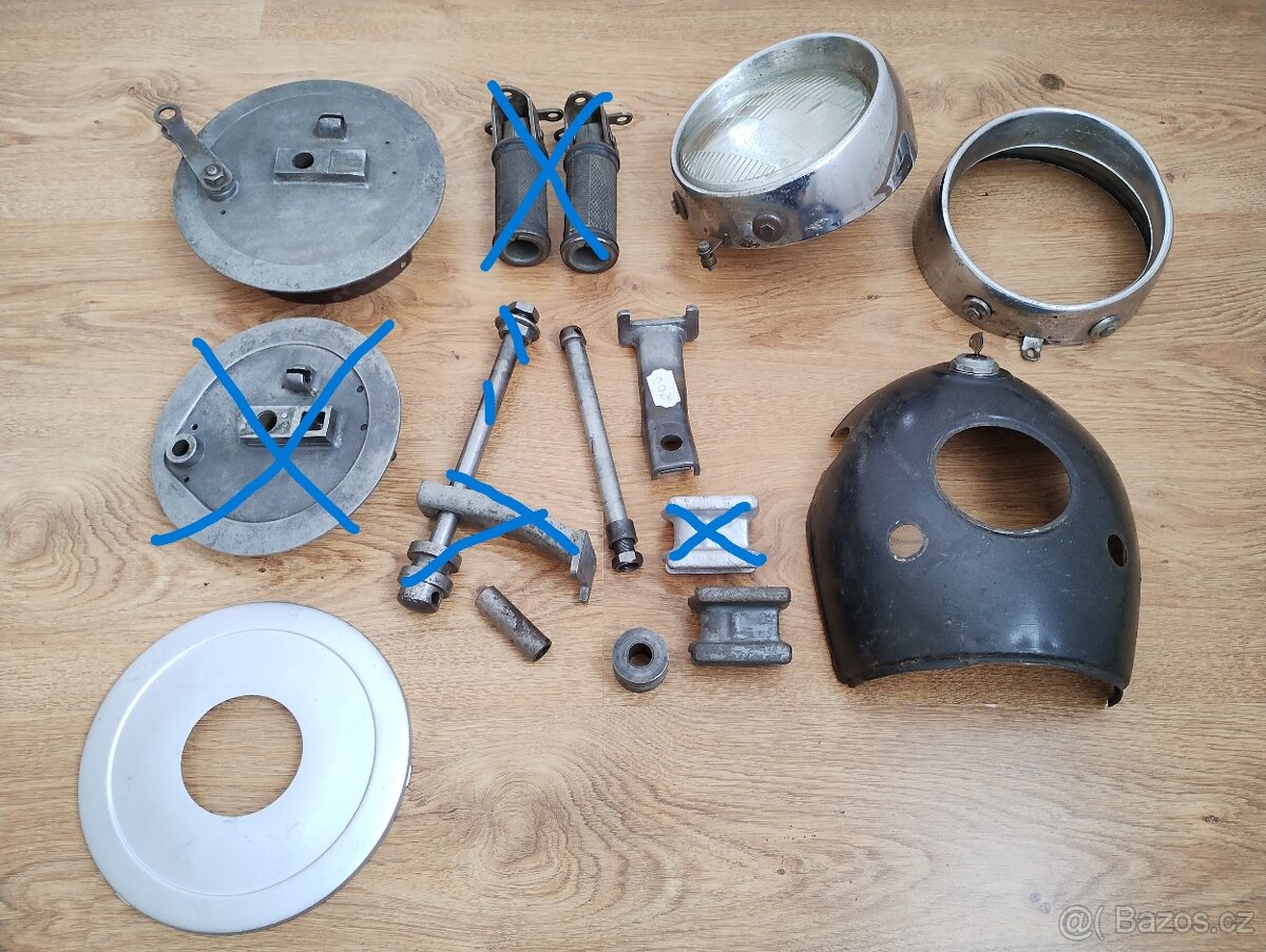 Prodám díly na Jawa 250/353 kývačka a jawa 250/559 panelka - 11