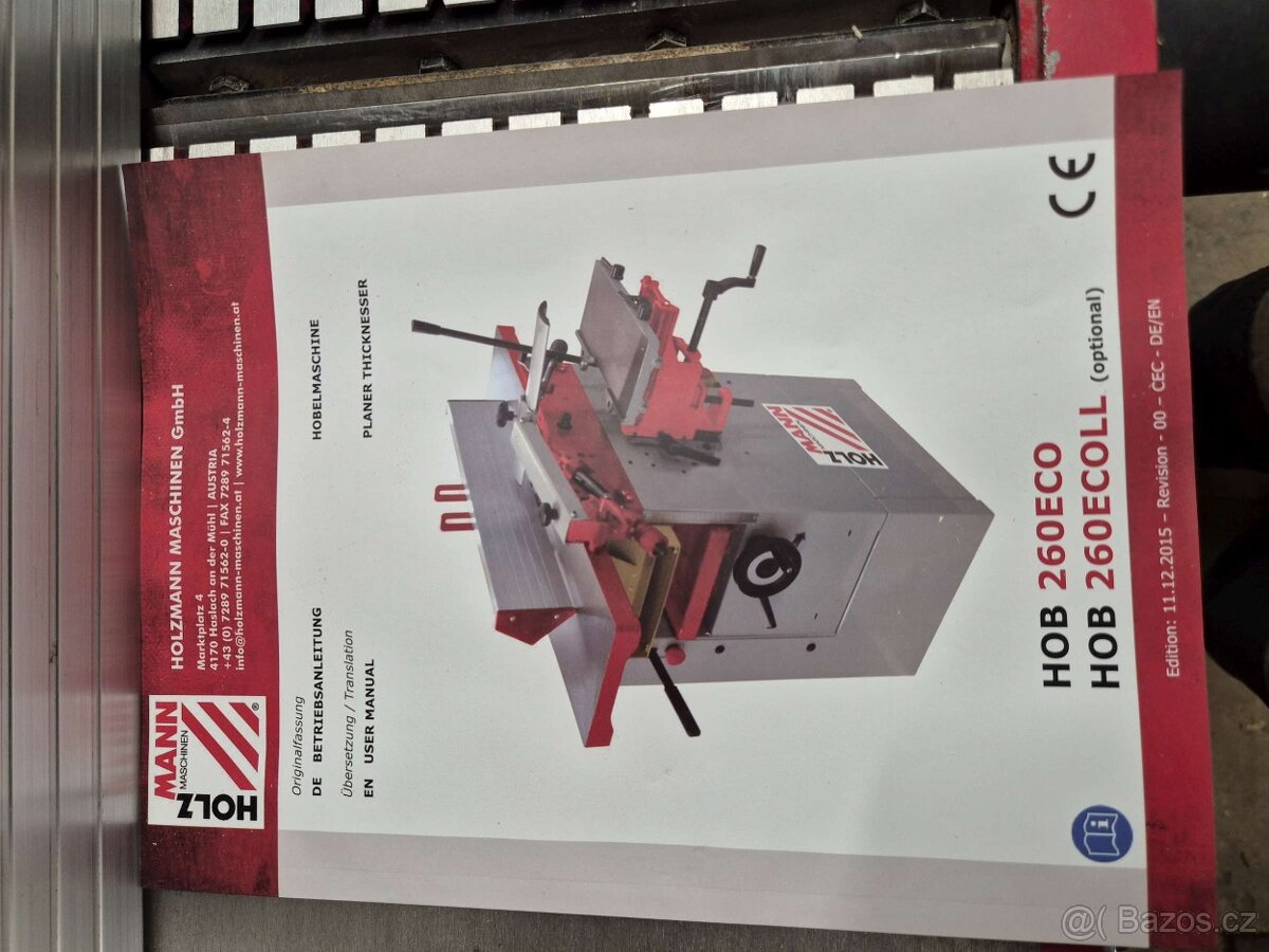 Hoblovka s protahem + dlabačka Holzmann HOB 260 ECO - 11