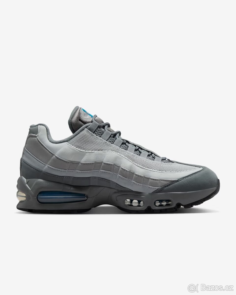 Nike Air Max 95 Big Bubble Smokey Grey/Green Abbys 46 - NOVÉ - 11